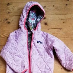 Girls Patagonia 3T reversible jacket